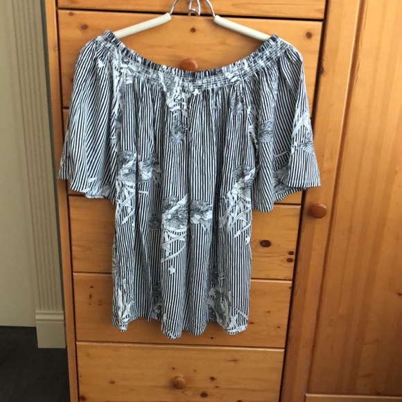 Kaffe off the shoulder top size medium - Picture 4 of 7